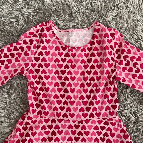 The Children’s Place Heart Everyday Long Sleeve Dress - Picture 5 of 7